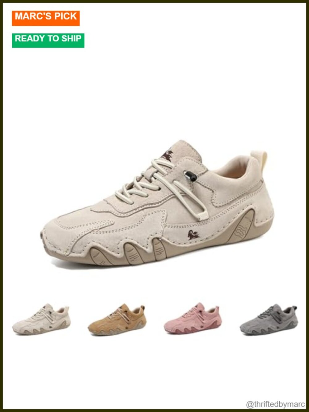 Women's Waterproof Suede Leather Walking Shoes